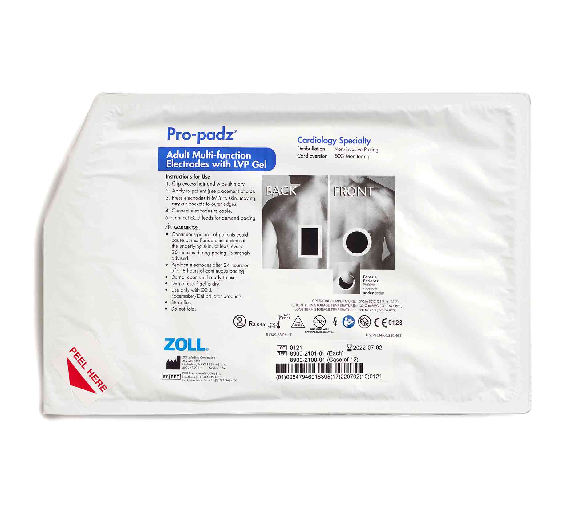 ZOLL pro-padz Defibrillator Electrodes